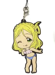 【中古】ストラップ(キャラクター) 小原鞠莉 ラバーストラップ 水着ver. きゅんキャラいらすとれーしょんず 「一番くじ ラブライブ!サンシャイン!!-3rd-」 K賞