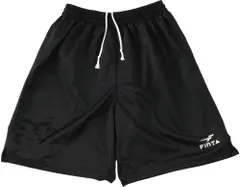 フィンタ FINTA サッカー Jr.ゲームパンツ ズボン ハーフパンツ ショートパンツ 子ども キッズ ジュニア 半ズボン 短パン ひも付き 定番 トレーニング 練習 試合 お揃い 着替え  FT5754 005 ブラック×ホワイト