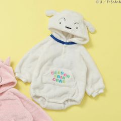 おぱんちゅうさぎ んぽちゃむ きみまろ フード付き ロンパース 70-80 