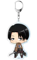 【中古】キーホルダー・マスコット(キャラクター) リヴァイ デカキーホルダー デフォルメver 「進撃の巨人 Season 2」