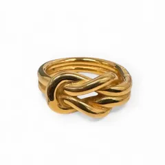 HERMES / エルメス アタメ スカーフリング ゴールド