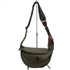 CLEDRAN(クレドラン) ショルダーバッグ - カーキ×ダークブラウン キルティング レザー