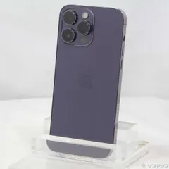〔中古品〕 iPhone14 Pro Max 512GB ディープパープル MQ9J3J／A SIMフリー【352】
