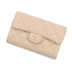 シャネル 三つ折り財布 マトラッセ ココマーク キャビアスキン AP0232 CHANEL 財布