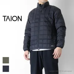 タイオン TAION ハイネックライトダウンジャケット TAION-102ZXMT-800 メンズ マウンテンライン インナー  パッカブル