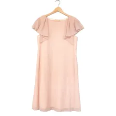 FOXEY(フォクシー) ワンピース サイズ40 M レディース美品  - 37965 ライトピンク クルーネック/半袖/ロング