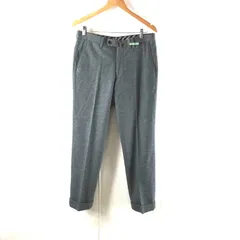 トゥモローランド TOMORROWLAND パンツ スラックス 厚手 ウール100％ 日本製 グレー系 48サイズ 943224のサムネイル