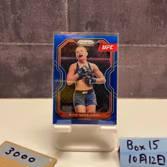 2021 Panini Prizm Rose Namajunas 060/199 UFC Blue Strawweight カード