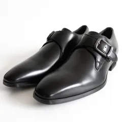 【未使用品】REGAL【モンクストラップ レザーシューズ】25EEE リーガル ブラック 革靴 25111275