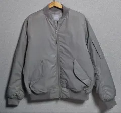 オーバーサイズ L ) 8seconds エイトセカンズ カーキベージュ MA-1 ブルゾン ジャケット