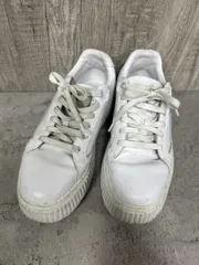 PUMA プーマ 厚底 DINARA ローカット スニーカー size24.5cm/白 ■■ レディース