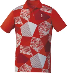 ゴーセン GOSEN テニス ユニセックス ゲームシャツ 半袖 半袖Tシャツ メンズ レディース ジュニア 大人 子ども 半袖ゲームシャツ 部活 チーム クラブ サークル  T1900 27 レッド