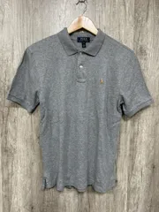 POLO RALPH LAUREN ポロ ラルフローレン 定番 シンプル ポロシャツ sizeL/グレー ■◆ レディース