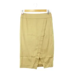 ガリャルダガランテ GALLARDAGALANTE スカート タイト ミモレ ロング スリット 0 ベージュ /AH4