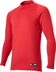 デサント DESCENTE ハイネック長袖アンダーシャツ アンダーシャツ 丸首 シャツ 長袖シャツ アンダー トップス 練習 練習着 試合 軽量 着心地 快適 部活 通気性  STD658 RED レッド