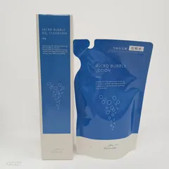 M2725 Macchia Label マキアレイベル マイクロバブル ジェルクレンジング 140g／薬用マイクロバブルローション＜化粧水＞詰め替え用 100ml　計2点セット