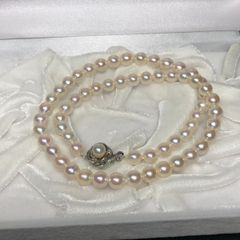 あこや真珠】5.9-6.2mm 40cm 23.5g 本真珠 アコヤ ネックレス パール