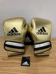 adidas adiSPEED 14oz ゴールド ボクシンググローブ 省エネ 業務用にも 新生活 引っ越し 一人暮らし ファミリー向け 高評価 人気モデル メンテナンス簡単 即購入OK 実用的 安心 新生 グローブ ボクシングのサムネイル