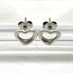 Tiffany&Co. ティファニー オープンハート シルバー ピアス - メルカリ