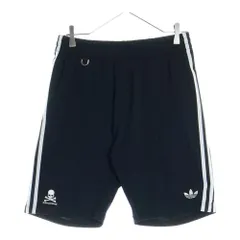 mastermind JAPAN (マスターマインドジャパン) ×adidas サイドラインハーフパンツ ショーツ ブラック 018802