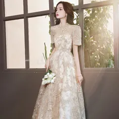 パーティードレス お呼ばれ ドレス 演奏会 ブライズメイド ロングドレス 二次会 結婚式ドレス かわいい お誕生日 披露宴 花嫁 パーティード