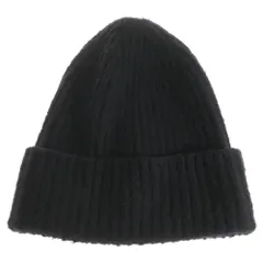 Acne Studios (アクネ ストゥディオズ) ウール混 ニットキャップ ビーニー 帽子 ブラック FN-UX-HATS000143のサムネイル