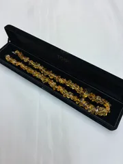 N 最終値下げ中【ヴィンテージ】 ネックレス オレンジカラー ブラウンカラー silver シルバー アクセサリー 外箱付