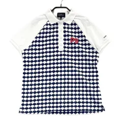 サイズ：1 PEARLY GATES パーリーゲイツ  半袖ポロシャツ 総柄 ホワイト系 [240101554667] ゴルフウェア レディース ストスト