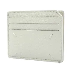 【新品】メゾンマルジェラ SA2VX0003 P4745 T1003 (ホワイト系) カードケース Maison Margiela レザー 4ステッチ カードホルダー カードウォレット レディース