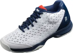 プリンス Prince テニス WIDE LITE ADVANCE Series ワイドライト アドバンス HC ホワイト×ネイビー 男女兼用 ユニセックス テニスシューズ ハード・カーペットコート用  DPS022 217 WHT/NVY 27.0