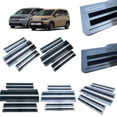 【送料無料】ホンダ FREED（フリード）AIR/CROSSTAR GT系 2024年～専用 ドアスカッフプレート 内外セット ステンレス製 ドレスアップ 6枚