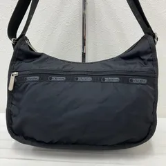 7031　LeSportsac レスポートサック　ショルダーバッグ　クラシックホーボー　ブラック　黒　無地　レディース　軽量　カジュアル　シンプル