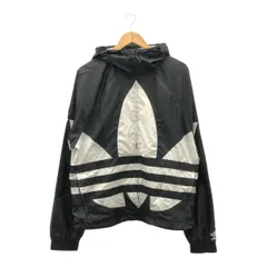 ◎adidas◎ アディダス ジャケット メンズ ビッグ トレフォイル ウインドブレーカー オリジナルス Lサイズ ◎中古品◎ tsuJ68356COSS