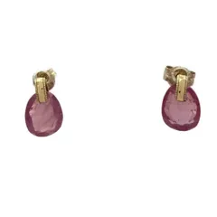 未使用 agete K10 チャロアイト ピアス 2025年最新】agete k10 ピアスの人気アイテム - メルカリ