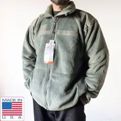 新品 実物 米軍 ECWCS GEN3 LEVEL3 ポーラテック フリース ジャケット L-R アメリカ製 USA製 フォリッジグリーン 緑系 D149-18-0033ZT
