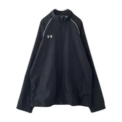 UNDER ARMOUR　トラックジャケット　刺繍ロゴ　ワンポイント
