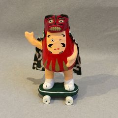 伊勢丹サウナ限定 x 寿印 スケボーだるま 達磨 温泉 座りだるま