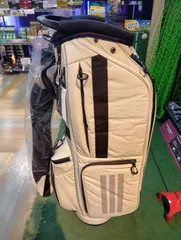 Cb【新品未使用品】アディダス スリーストライプス コーデュラ アルミナ キャディバッグ KVH34 カートバッグ 8.5型 47インチ対応 ゴルフ 2025年モデル adidas 日本正規品(大崎店)