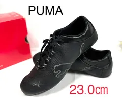 プーマ スニーカー ドライビングシューズ フラットシューズ 黒 23.0 Puma Women's SOLEIL CAT P WNS 箱あり
