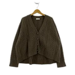 BEAUTY&YOUTH UNITED ARROWS ビューティー＆ユース ユナイテッドアローズ ニットカーディガン size表記なし/ダークブラウン