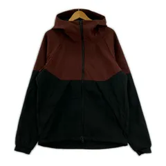 TIGORA ティゴラ バイカラーマウンテンパーカー sizeL/ブラック×ブラウン系