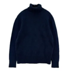 NOLLEY'S light ノーリーズライト タートルネックニット sizeLARGE/ネイビー