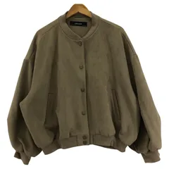 ZARA BASIC ザラベーシック フェイクスエードブルゾン sizeEUR M/ベージュ