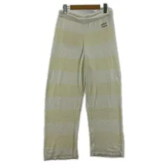 gelato pique ジェラートピケ ボーダーパンツ sizeF/ホワイト×アイボリー