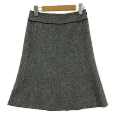 Reflect リフレクト ウール混 Aラインスカート size7/グレー系