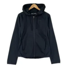 UNDER ARMOUR アンダーアーマー 裏起毛 ジップアップパーカー sizeSM/ブラック