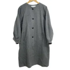 MOGA(モガ) コート サイズ2 M レディース美品  - グレー 長袖/ノーカラー/秋/冬
