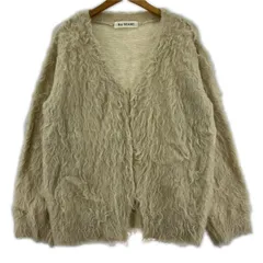 Ray BEAMS レイビームス シャギー ニットカーディガン size表記なし/アイボリー