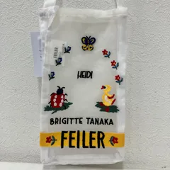 6921　FEILER フェイラー　ショルダーバッグ　ブリジットタナカ　コラボ　BRIGITTE TANAKA　HEIDI　ハイジ　ホワイト　オーガンジー　ミニショルダー　刺繍　ミニショルダーバッグ　レディース　きれいめ