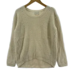 Discoat ディスコート クルーネックニット sizeM/オフホワイト